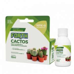 Adubo Fertilizante Forth Cactos 60ml Orgânico Rende 12 L