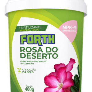 Adubo Fertilizante Forth Rosa Do Deserto 400g Floração Flor
