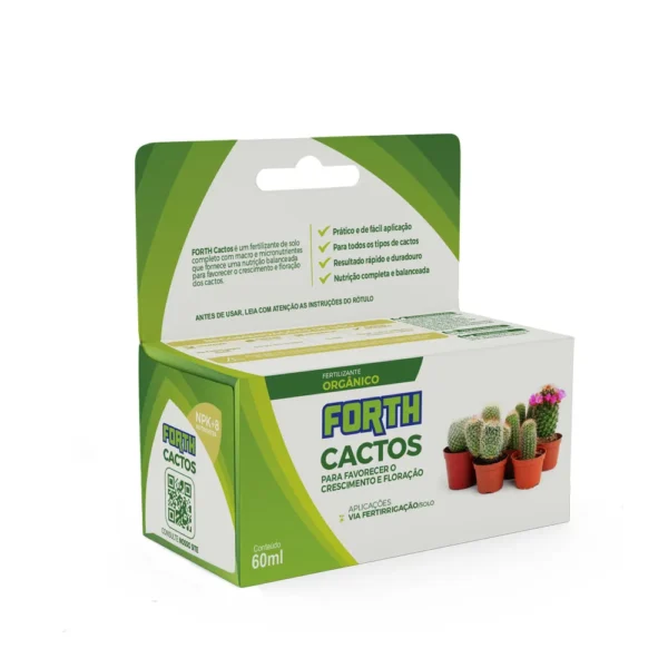 Adubo Fertilizante Forth Cactos 60ml Orgânico Rende 12 L - Imagem 2